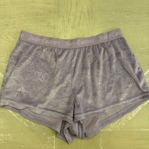 Juicy Couture Lavender Shorts Y2K
